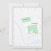 バーベットワイヤーダマスクバラゴシック結婚ズ 招待状 (裏面)