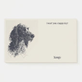 バーベット抽象芸術アートドッグ名 ポストイット (正面)