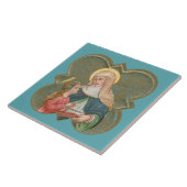 バーベッドクローバー(BK67)のセント・アンとBVM タイル (側面)