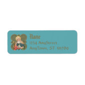 バーベッドクローバー(BK67)のセント・アンとBVM ラベル (正面)