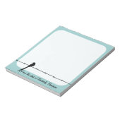 バーベッパーソナライズされたド針金上の鳥メモ帳 ノートパッド (回転)