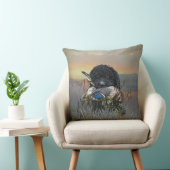 バーベッフランスのト、水犬 クッション (椅子)