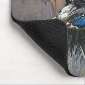 バーベッフランスのト、水犬 マウスパッド (コーナー)