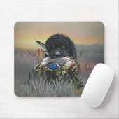 バーベッフランスのト、水犬 マウスパッド (マウス)