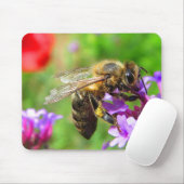 バーベナの蜜蜂 マウスパッド (マウス)