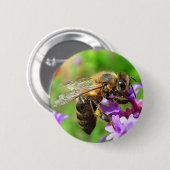 バーベナの蜜蜂 缶バッジ (正面&裏面)