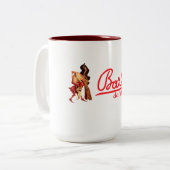 バーベラのイタリアンなコーヒー・マグ ツートーンマグカップ (正面左)