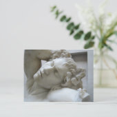 バーベリーニ・ファウヌス – セクシーなハンサムな男の彫刻 ポストカード (スタンド正面)