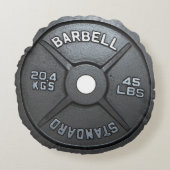 バーベルのプレート-体育館 ラウンドクッション (正面)