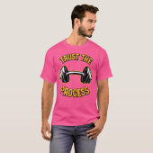 バーベルを処理する信頼 Tシャツ (正面フル)