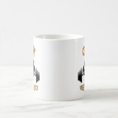 バーベルを持つペンギン コーヒーマグカップ (中央)