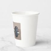 バーベルウェイトリフティングジムフィットネス恋人 紙コップ (左)