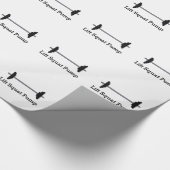 バーベルウエイト持ち上げ包装紙 ラッピングペーパー (角)