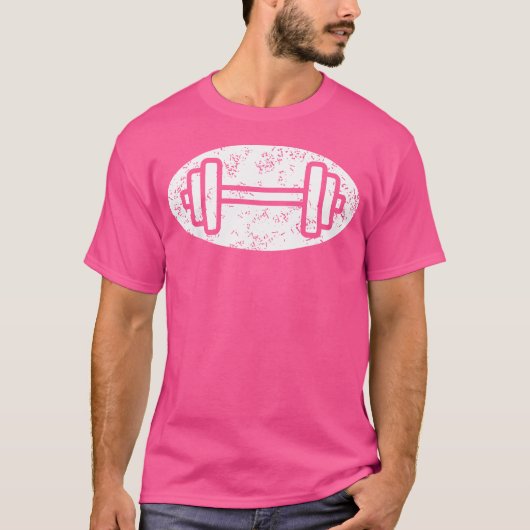 バーベルジム白動揺して重量挙げ – Tシャツ (正面)