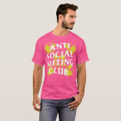 バーベルズクロッドスカル黄 Tシャツ (正面フル)