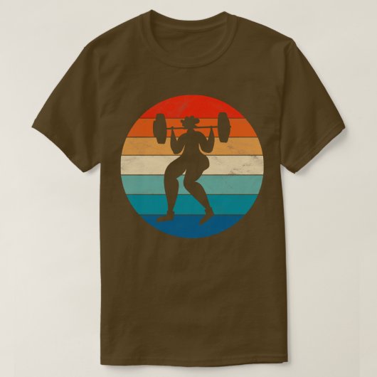 バーベルトレーニング Tシャツ (デザイン正面)