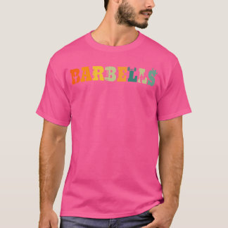 バーベルフィットネスギアトレーニングジムバーベル Tシャツ