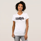 バーベル付きWODプレート – ライトシャツ Tシャツ (正面フル)