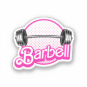 バーベル - ピンク シール (正面)