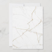 バーベーダトロピカルゴールドマップ ウェディングデスティネーション 招待状 (裏面)