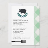 バーベ企業のキュー招待状 招待状 (正面)