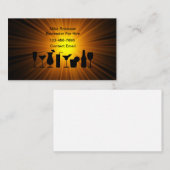 バーホップビジネスカードを雇うためのバーテンダー 名刺 (正面/裏面)