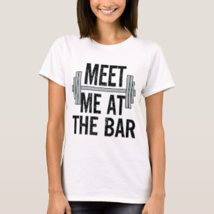 バーホワイトトレーニングベストTでMen_sが私に会う Tシャツ