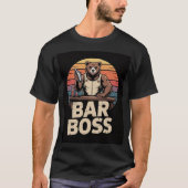 バーボスベアバーテンダーシャツ Tシャツ (正面)