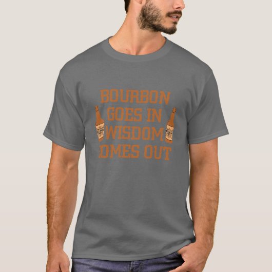 バーボンが入る Tシャツ (正面)
