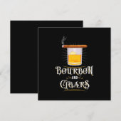 バーボンとタバコ 招待状 (正面/裏面)