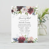 バーボンとブッシュの赤ちゃんまたは結婚前のお茶会 - メールで 招待状 (スタンド正面)