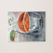 バーボンと煙 ジグソーパズル (横)