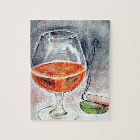 バーボンと煙 ジグソーパズル (縦)