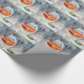 バーボンと煙 ラッピングペーパー (角)