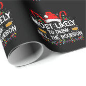 バーボンのクリスマスを全部飲む可能性が高い ラッピングペーパー (ロールコーナー)