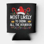 バーボンのクリスマスを全部飲む可能性が高い 缶クーラー (正面)