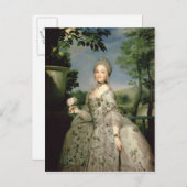 バーボンのマリー・ルイーズポートレート ポストカード (正面/裏面)