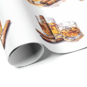 バーボンをテーマにした包装紙 バチェラーギフト ラッピングペーパー (ロールコーナー)