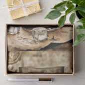 バーボンウイスキーの1杯の紙 薄葉紙 (ギフト)