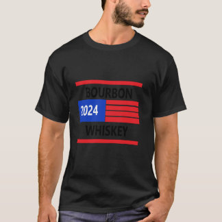 バーボンウイスキー大統領選挙スローガン運動 Tシャツ