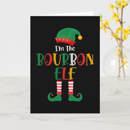 バーボンエルフのクリスマスマッチング カード (黄色い花)