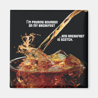 バーボンオンマイブレックファーストマグネット マグネット