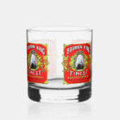 バーボンキング伝説付きラベルウイスキーグラス ウイスキーグラス (裏面)