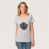 バーボンスヌブ – ウイスキーおもしろいドリンカー Tシャツ (正面フル)