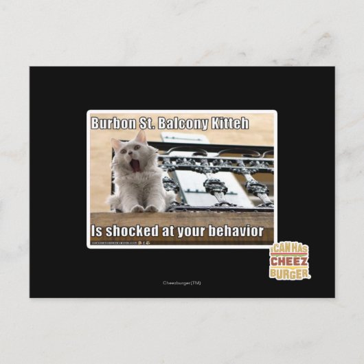バーボンセントバルコニーキティ ポストカード (正面)