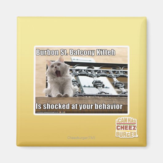 バーボンセントバルコニーキティ マグネット (正面)