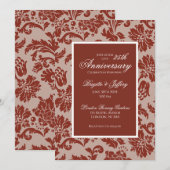 バーボンダマスクの記念日招待状 招待状 (正面/裏面)