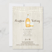 バーボンテイスティングパーティの招待状 招待状 (正面)