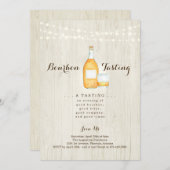 バーボンテイスティングパーティの招待状 招待状 (正面/裏面)