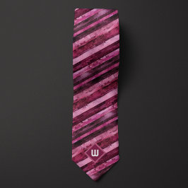 バーボンディー ウォーターカラー ストライプ ネクタイ